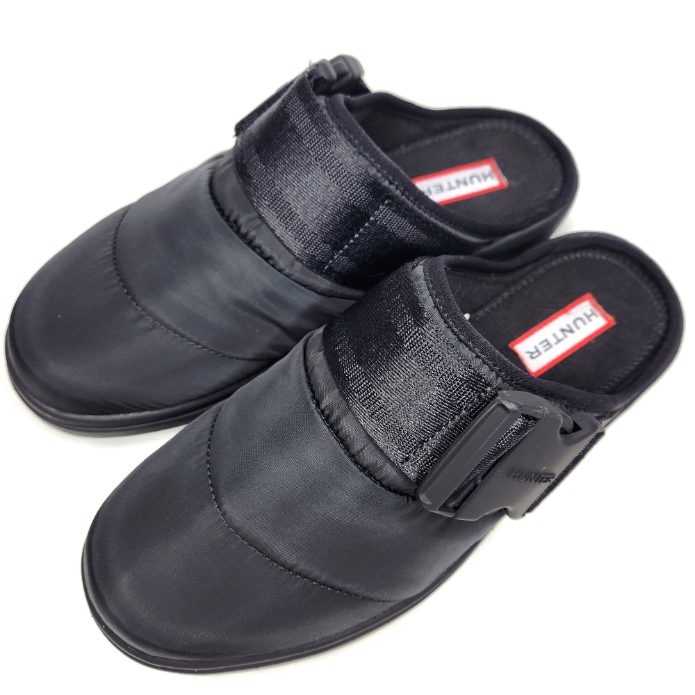 Hunter Cast Buckle Mule Slipper Womans 9